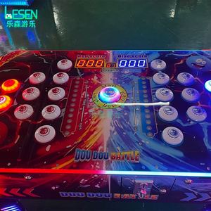 Máquina de Entretenimiento Interactiva para Niños, Operada con Monedas, Juego de Mesa Arcade, Respuesta Rápida, Luces LED, Metálica, de Alta Calidad - Product Image 5
