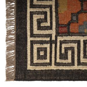 Tapis de jute en laine Kilim géométrique moderne élégant de qualité supérieure tapis décoratif Durable pour la décoration de sol de bureau à domicile - Product Image 4