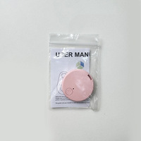 Perangkat Anti-Hilang Bluetooth 5.2 Bulat, Pelacak Pintar dengan Alarm Dua Arah, Penentuan Posisi via Aplikasi, Pencari Kunci, Koper, dan Hewan Peliharaan dengan Casing Kulit