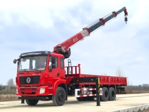 Camión Dongfeng 6x4, Equipado con una Grúa de Brazo de 12 Toneladas, Gran Capacidad de Elevación - Product Image 1
