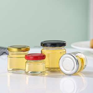 50 Ml 100 Ml Vòng Mật Ong Lưu Trữ Lọ Thủy Tinh Mini Mứt Gia Vị Thạch Lọ Thủy Tinh Với Vít Kim Loại Có Nắp Đậy Cho Thực Phẩm Lưu Trữ Kit - Product Image 5