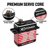 Nouvelle Arrivée 2026 Mini Servo Numérique 15kg Haute Vitesse Étanche Sans Noyau pour Crawler 8.4V SCX24 Voiture RC XQ-S8218D Vente en Gros OEM