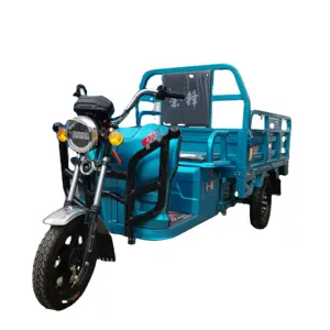 Neues Produktkonzept Steilhügelanhänger Elektro-Dreirad-Langmotorrad mit fünf Rädern für den Transport von Holz