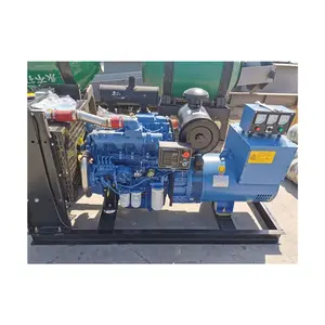 Dinamo genset 80kw mesin diesel, harga murah sunyi 100kva kedap suara set generator catu daya cadangan