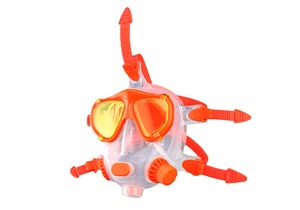 Máscara de Snorkel Facial Completa con Respiración, Ajustable, Vista Panorámica de 180°, Lentes de Vidrio Templado Impermeables, Compatible con Tanques de Buceo SMACO - Product Image 2