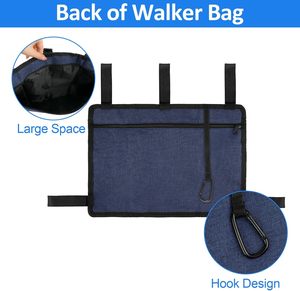 Bolsa de Transporte Plegable Impermeable con Portavasos para Andadera, Accesorios para Personas Mayores - Product Image 3