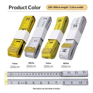 Cinta Métrica de 15 Metros, 150 Centímetros, 60 Pulgadas, Regla de Sastre Engrosada, Colorida, Blanca - Product Image 4