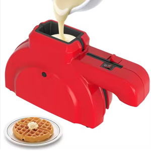 Newle 2025 Top Fill Verser Pâte <span class=keywords><strong>Rotatif</strong></span> Belge <span class=keywords><strong>Gaufrier</strong></span> Grill Machine Maison <span class=keywords><strong>Double</strong></span> Face 2 Tranches <span class=keywords><strong>Gaufrier</strong></span> - Product Image 1