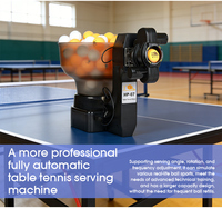 Robot de tennis de table professionnel, machine à balles de ping-pong, balles réglementaires de 40 mm, service automatique, réglage à 9 angles, entraînement haute vitesse