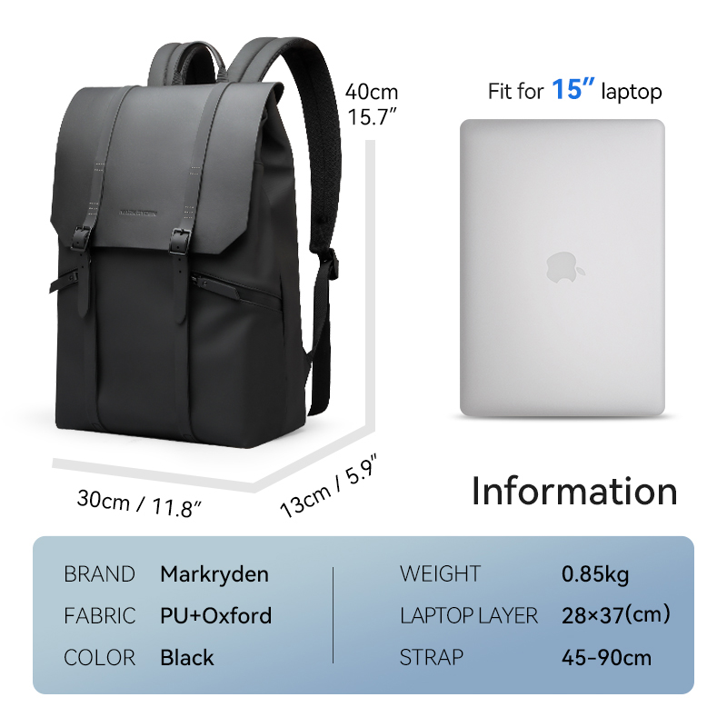 Durable Men Casual Lightweight Computer Waterproof Mochilas Rucksack 15 Inch Bag Black Laptop Backpack MR1622 Durable Men Casual Lightweight Computer Waterproof Mochilas Rucksack 15 Inch Bag Black Laptop Backpack MR1622