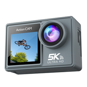 5K 30FPS 4K 60FPS Precio de fábrica Cámara DE ACCIÓN EIS WIFI Pantallas duales Cámara deportiva con antivibración y visión nocturna Cámara lenta - Product Image 2