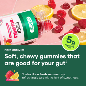 ราสเบอร์รี่เลมอน อาหารเสริมสุขภาพลำไส้ วิตามิน ไฟเบอร์ อาหารเสริมชนิดกัมมี่ ไฟเบอร์พรีไบโอติกแบบกัมมี่ - Product Image 2