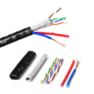 Vente en gros Câble <span class=keywords><strong>Ethernet</strong></span> CAT5E avec câble d'alimentation Câble composite d'alimentation réseau <span class=keywords><strong>pour</strong></span> caméra CCTV - Product Image 1