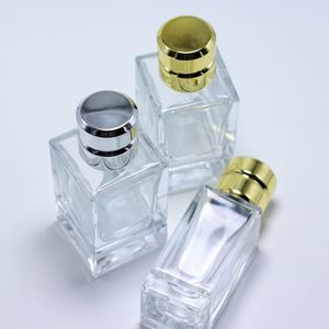 Flacons de parfum en verre vides de luxe de 30 ml, 50 ml, 100 ml avec pulvérisateurs et sérigraphie - Product Image 2