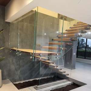 10 + 10mm PVB SGP Transparent trempé laminé <span class=keywords><strong>escalier</strong></span> garde-corps verre trempé feuilleté pour bâtiment garde-corps - Product Image 2