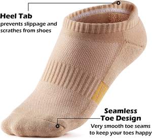 Calcetines tobilleros de compresión personalizados para correr, calcetines transpirables de rendimiento atlético para correr, calcetín deportivo para correr en pista - Product Image 2