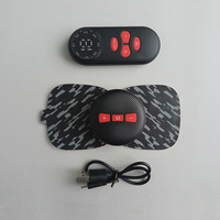 Coussinets de Massage électrique à faible fréquence, 7 pièces, pour cou, épaules, vertèbres cervicales, Relaxation du corps, masseur en impulsions, Mini USB