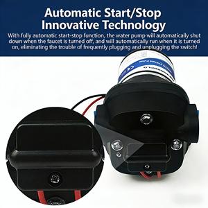 Pompe à diaphragme FL-30/FL-31 12V/24V Mini Ultra Silencieuse pour surpression d'eau, auto-amorçante, extérieure, avec interrupteur automatique intégré - Product Image 4
