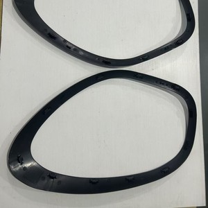 BMW Mini R60 Headlight Bezels Piano Black <b>ABS</b> 51139801573 51139801574 For Replace Repair - Product Image 2