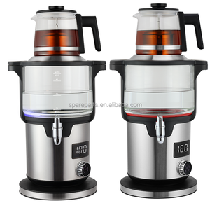 Tùy chỉnh té de Pavo samovar 220V cao Borosilicate rõ ràng Kính Ấm điện với giấu yếu tố làm nóng cho samovar - Product Image 6