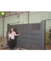 Ne laissez pas l'espace vous limiter. Barrière pliante en alliage d'aluminium avec modélisation 3D Conception écologique pour une utilisation résidentielle