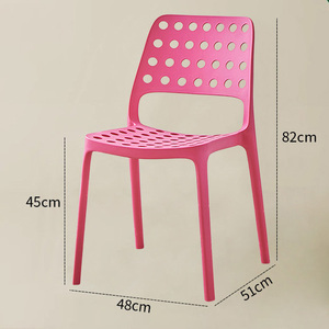 Modern Victorian Tufted Stackable Plastic Stools <strong>with</strong> Backrest Foldable Lightweight Design for Gym and Home Use - Product Image 4