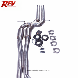 Sistema de Escape Valvetronic Catback Específico para <span class=keywords><strong>Audi</strong></span> A7 2.8L REV 2012, Acero Inoxidable con Acabado Pulido Espejo, Grosor de 1.5 mm - Product Image 3