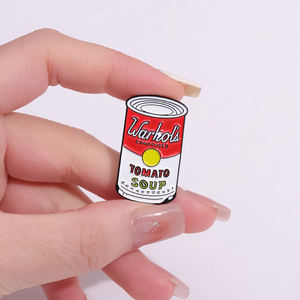 Sming Pins campbell'in domates çorbası yaka iğnesi warpop Pop sanat boyama rozeti büyük sanatçı koleksiyonu - Product Image 5