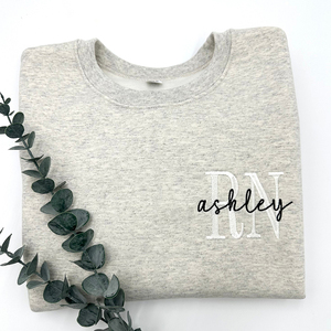 Gemma Thể Thao Khối Thêu Y Tá Áo Thun Áo Hoodie Món Quà Tốt Nghiệp Hoàn Hảo Hoặc Điều Dưỡng Trường Áo Sơ Mi Cho Mùa Xuân - Product Image 4