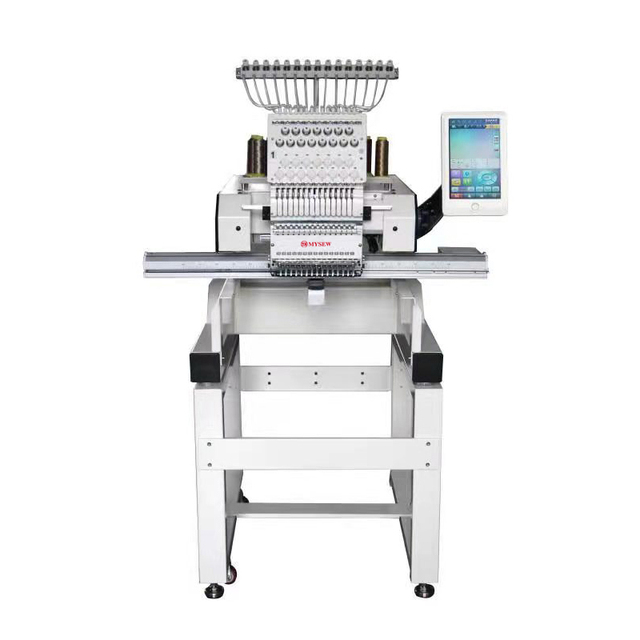MBC1201/1501 12/15 Needles Hot-Selling Garment Hosiery Embroidery Plane Computerized Industrial Single Head Embroidery Machine