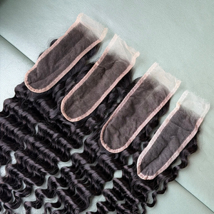 ผมเวียดนามเวอร์จิ้นแบบลอนลึก ขนาด 14 16 18 20 นิ้ว  พร้อมเชือกผูกผมแบบ HD Lace closure 2x6  หลากหลายรูปแบบลอน  ผมแท้ธรรมชาติ 100% ขายส่ง - Product Image 5