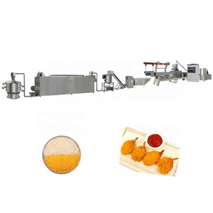 Haute efficacité 400 - 500 kg/h Double extrudeuse à vis japonais <span class=keywords><strong>pinko</strong></span> panko Auto chaîne de production d'équipement de miettes de pain - Product Image 2
