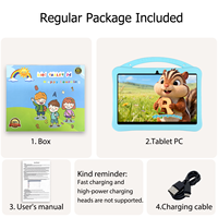 Tablet Anak Pintar Terlaris Baru 10.1-inci HD Kamera Ganda 4000mAh Android 13 MTK Octa Core Wi-Fi GSM Slot Kartu Sim Kontrol Orang Tua