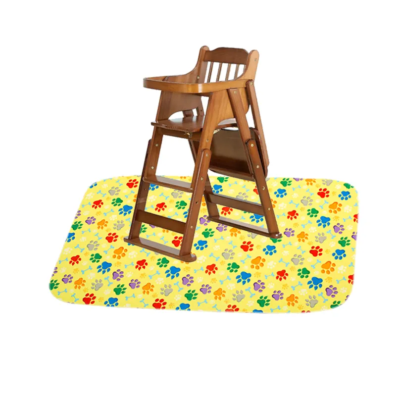 2021 впитывающий водонепроницаемый нескользящий коврик для высоких стульев, нескользящий напольный коврик, детский уличный игровой коврик