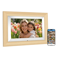 Cadre photo numérique Wi-Fi de 7 pouces en ABS transparent avec vidéo, batterie rechargeable, rotation automatique, logo personnalisé, cadeau