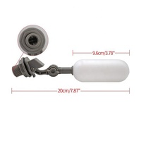 Schwimmer kugel hahn 1/2 Zoll Wassertank filter Schwimmer kugel hahn Mini-Versorgungs rohr Wassers chw immer ventil mit verstellbarem Arm für Pool