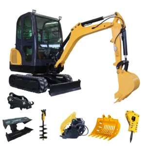 Grosir 2.0 Ton Mini Crawler Excavator Mini Shantui Excavator untuk Dijual