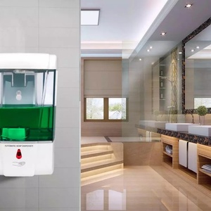 Distributeur automatique de désinfectant pour les mains sans contact, blanc et simple, à fixer directement au mur, idéal pour les usines. - Product Image 3