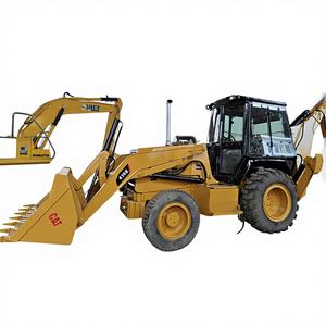 Para Minicargadora 416E con Motor Perkins 4x4 de Alta Potencia 75KW, Bomba Hidráulica Parker, Garantía de 4 Años, 11000 kg - Product Image 1