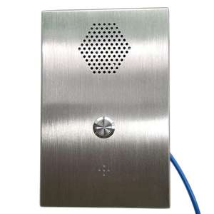 KNTECH KNZD-36 ที่กําหนดเอง RJ45 ขด VOIP โทรศัพท์ IP แผงแพทช์รองรับโลหะอินเตอร์คอมสําหรับโรงพยาบาลคลีนรูม SOS ฮอตไลน์ SIP - Product Image 2