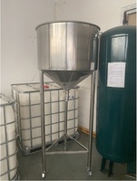 Trémie pneumatique semi-automatique personnalisée en acier inoxydable 304 avec interrupteur de contrôle et vanne à boisseau sphérique pour liquides et poudres