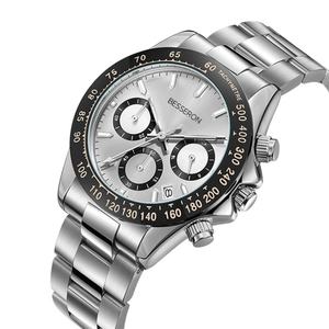 Reloj de Pulsera para Hombre con Movimiento de Cuarzo de Lujo, Logotipo OEM, Correa de Acero Inoxidable a la Moda, Resistente al Agua, 22 mm de Ancho, 42 mm, Analógico, Último Modelo - Product Image 5