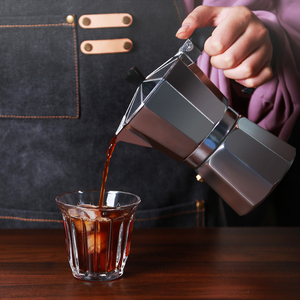 Ecocoffee Aluminium <span class=keywords><strong>Moka</strong></span> Pot Espresso Cafetière 3/6/9/12 Tasses pour Barista <span class=keywords><strong>Utilisation</strong></span> - Product Image 5