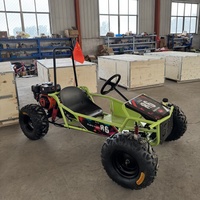 Go Kart Deportivo de Alta Velocidad para Adultos, Vehículo de Carreras Todoterreno a Gasolina con Motor de 4 Tiempos