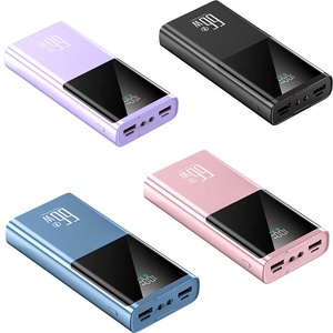 Super Fast Charge Power Bank Mobile Power Bank 22.5W 20000mAh OEM Powerbank Portable Charger Promotional Gifts With LED Light