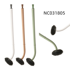 Ensemble de brosses WC murales en gros pour usine, avec long manche, couvercle et support, idéal pour hôtels et appartements - Product Image 5