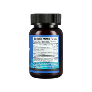 Extractos de plantas blanqueadoras de la piel OEM con ácido alfa lipoico y silimarina de cardo mariano por porción, suplemento blanqueador de la piel. - Product Image 5