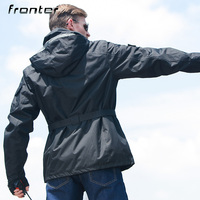 Veste polaire 3-en-1 pour homme, grande taille, haute qualité, personnalisée, avec fermeture éclair en cuir de vache, respirante et imperméable, collection hiver 2025