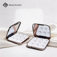 ML PACK Hersteller Augen-Make-up-Produkte Individuelles Logo Make-up 9-Farben Leere Lidschatten-Palette 9-Farben Lidschatten-Palette
