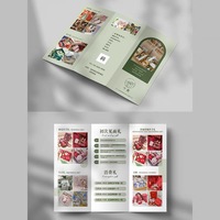 L'impression rapide a plié les ordres brillants de petite quantité de redressement du papier enduit 24hr de brochure